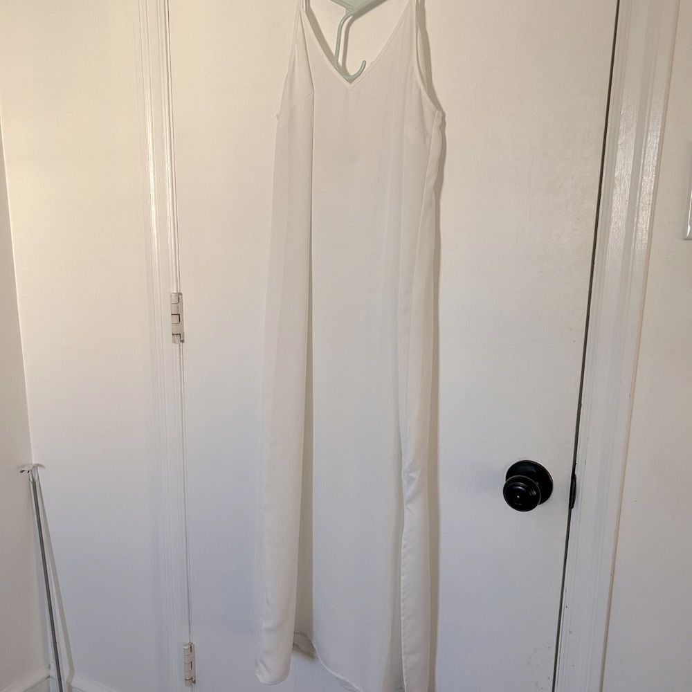 ❤️‍🔥CLEARANCE❤️‍🔥  A New Day Cream Slip Dress